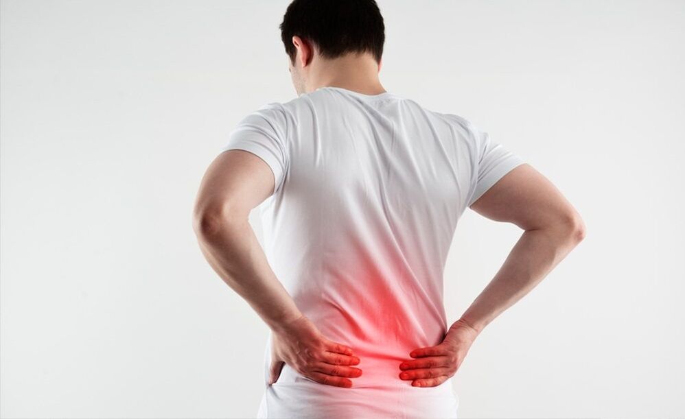 ƙananan ciwon baya saboda osteochondrosis